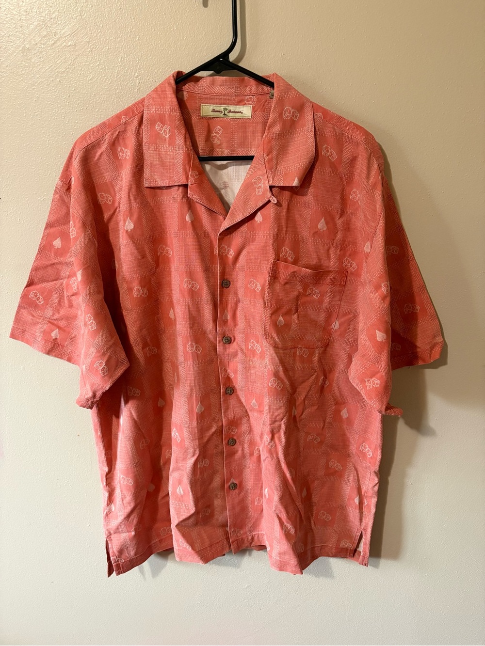 Tommy Bahama Silk Camp Shirt Mens size XL
